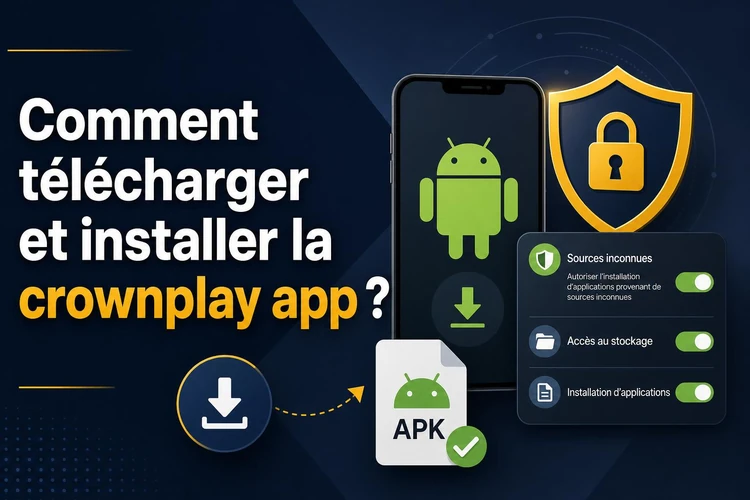 Comment télécharger et installer la crownplay app?