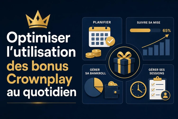 Optimiser l'utilisation des bonus Crownplay au quotidien