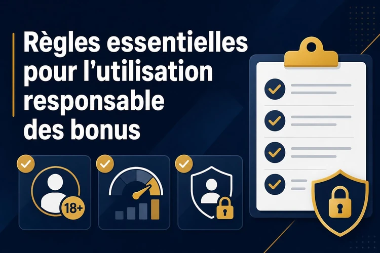 Règles essentielles pour l'utilisation responsable des bonus