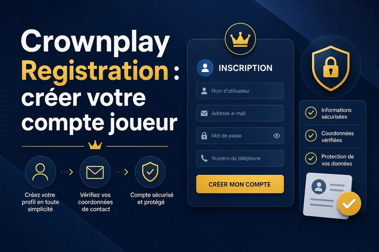 Crownplay Registration: Guide complet pour créer votre compte joueur