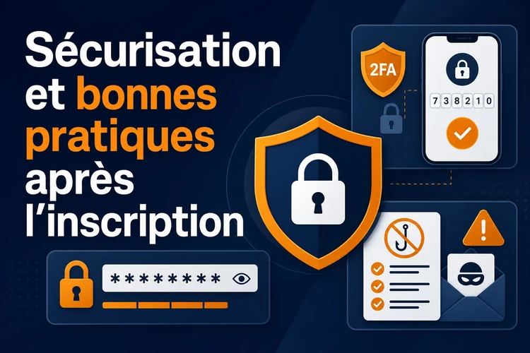 Sécurisation et bonnes pratiques après l'inscription